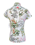 Kastel Denmark Flutter Sleeve Shirt in Sage Garden