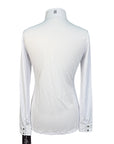 Èce Equestrian Long Sleeve Show Shirt in White