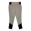 A Tiss B 'Romy' Self Knee Patch Breeches in Tan