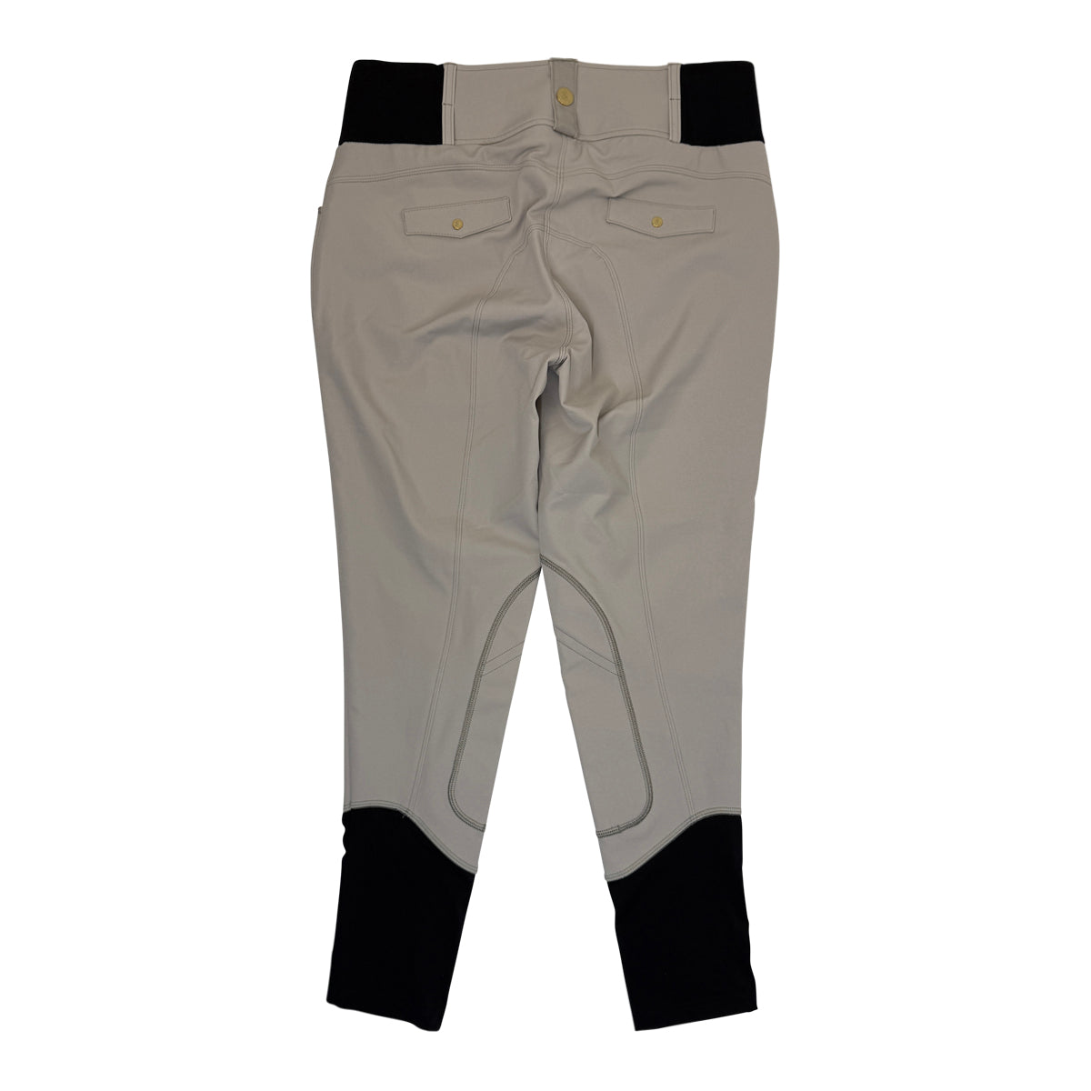 A Tiss B 'Romy' Self Knee Patch Breeches in Tan