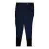A Tiss B 'Romy' Self Knee Patch Breeches in Navy