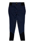 A Tiss B 'Romy' Self Knee Patch Breeches in Navy