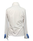 RJ Classics 'Maddie' Show Shirt in White/Blue Floral