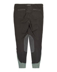 Dover Saddlery Wellesley Classic Piped Knee-Patch Breech in Grey