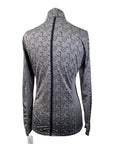 Goode Rider 1/2 Zip Bamboo L/S Shirt in Grey Chains