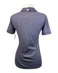 Milrey 'Callie' Blouse Short Sleeve in Dark Grey