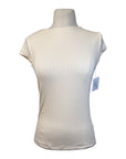 Milrey Ribbed Cap Riding Top in Creme
