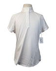 R.J. Classics Kids 'Sadie Jr.' 37.5® Short Sleeve Show Shirt in White/Mermaid