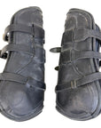 Equifit T-Boots Luxe Open Front Boots Set of 4 in Black