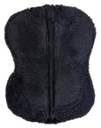 Thinline 'Trifecta' Full Sheepskin Half Pad in Black