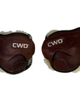 CWD Velcro Sheepskin Leather Ankle Boots in Brown