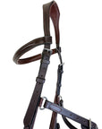 Rambo Micklem Fancy Stitched Competition Bridle in Brown