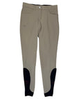 Cavalleria Toscana Logo Grip Breeches in Tan