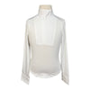 Chestnut Bay SkyCool® 'Liberty' Youth Long Sleeve Show Shirt in White/Butterflies