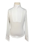 Chestnut Bay SkyCool® 'Liberty' Youth Long Sleeve Show Shirt in White/Butterflies