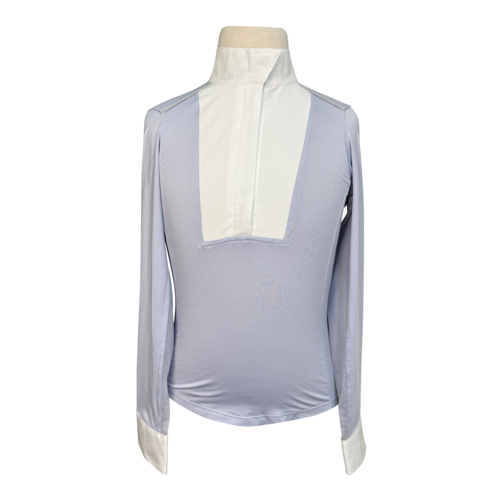 Chestnut Bay SkyCool® 'Liberty' Youth Long Sleeve Show Shirt in Wisteria/Butterflies