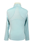 Back of Chestnut Bay Performance Rider SkyCool® Long Sleeve Youth Shirt in Silver Blue - Children's Medium