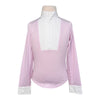 Chestnut Bay SkyCool® 'Liberty' Youth Long Sleeve Show Shirt in Pink/Butterflies