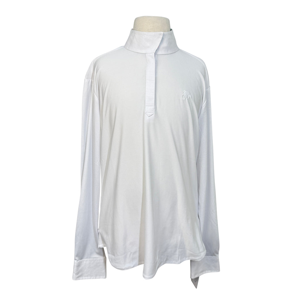 Ovation Ellie Tech Show Shirt in White/Unicorns