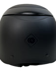 Charles Owen 'Luna' Wide Peak Helmet in Black Matte/Black Gloss