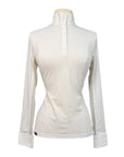 Dover Saddlery 'CoolBlast' Long Sleeve Competition Shirt in White
