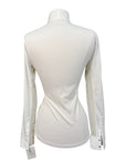 Dover Saddlery 'CoolBlast' Long Sleeve Competition Shirt in White