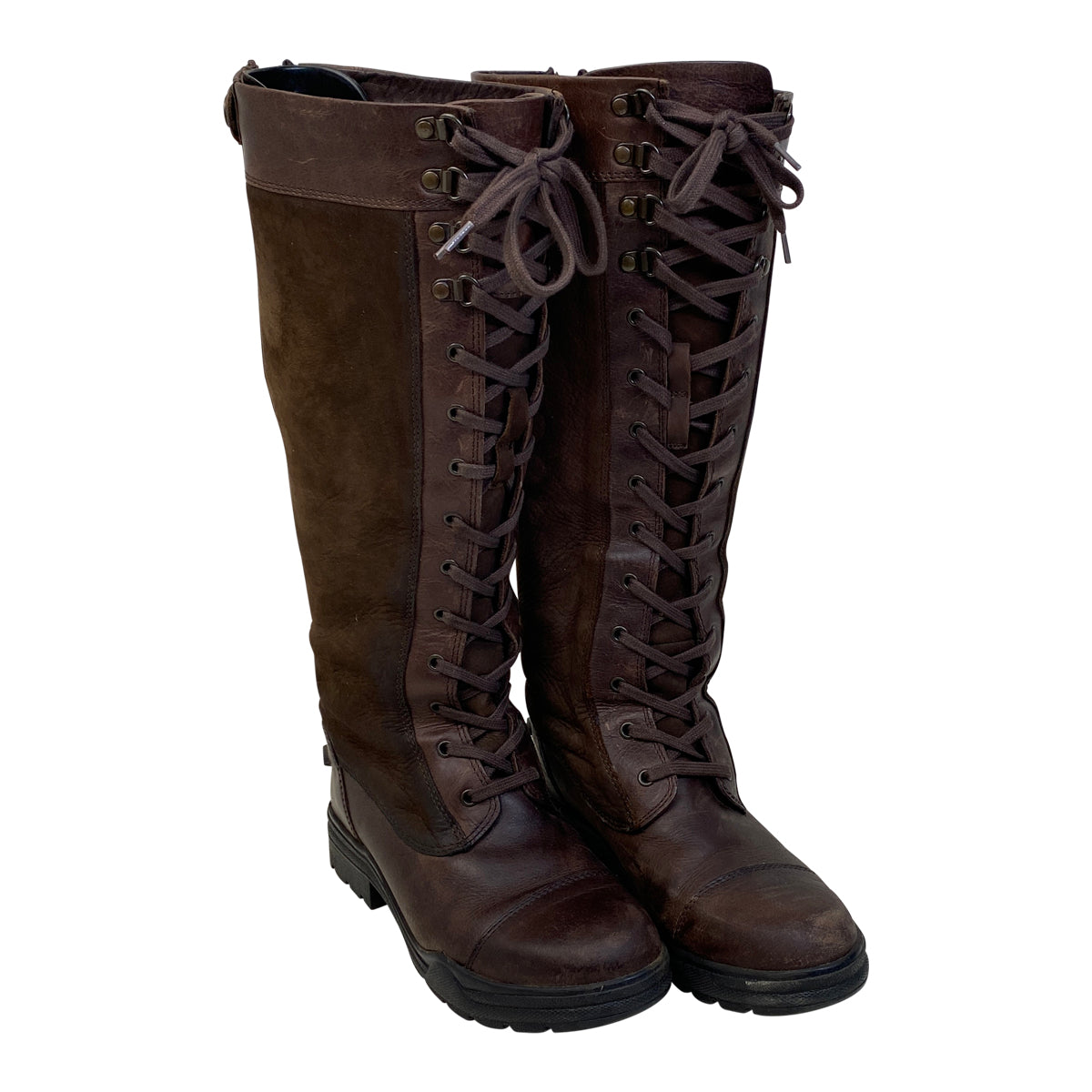 SmartPak Ada Tall Lace Up Boot in Brown Women s EU 37 Med Reg US The Tried Equestrian