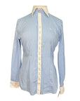 Fior Da Liso Marit Shirt in Blue Plaid