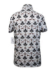 Kerrits Kids 'Summer Ride Ice Fil' Short Sleeve Shirt in White/Brown Horses