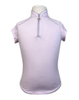 Chestnut Bay Performance Rider SkyCool® Short Sleeve Youth Shirt in Orchid