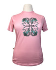 Espoir Crew Neck T-Shirt in Pink/Mint Magic