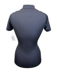Samshield 'Bruna' Short Sleeve Training Shirt in Grey/Black Glitter Microdots - Women's Small