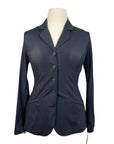 Harcour Jade Perforated Competition Jacket in Black - Women's Large