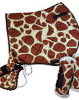 Animal Print Matching Tack Set in Giraffe - Medium