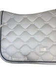 Equestrian Stockholm Dressage Saddle Pad in White Perfection
