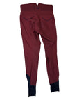 Halter Ego 'Evolution' Full Seat Breeches in Burgundy/Navy Piping