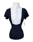 Cavalleria Toscana Short Sleeve Show Shirt in Navy