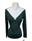 Harcour 'Dancing' Long Sleeve Competition Shirt in Green