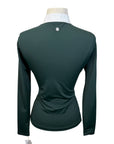 Harcour 'Dancing' Long Sleeve Competition Shirt in Green