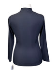 The Urban Strides 'Ribbed Mockneck' Shirt in Black