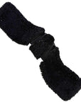 Total Saddle Fit Shoulder Relief Short Girth w/ Fleece Liner in Black