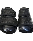 Horze Glitter Brushing Boot Set in Black