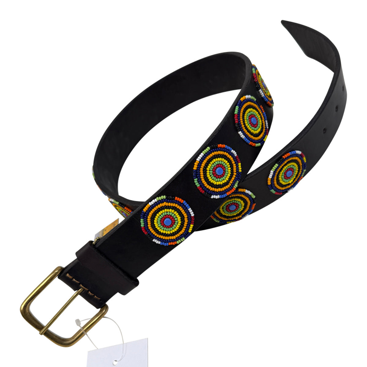 Kenyan Collection Beaded Belt in Embellished Sunburst  display picture 1