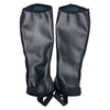 Saxon Equileather Half Chaps in Black - CL (Children's Large)