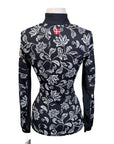 Kastel Long Sleeve Sunshirt in Black Paisley