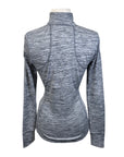 Ariat Team Gridwork 1/4 Zip Baselayer in Navy Heather