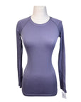 Lululemon 'Swiftly' Tech Long Sleeve 2.0 Waist Length in Purple Glitter