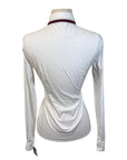 Cavalleria Toscana Long Sleeve Show Shirt in White