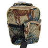 Canvas Mini-Bag in Tan Horse Print