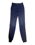 Cavalleria Toscana Logo Grip Breeches in Navy